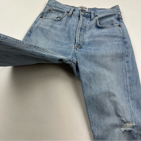 AGOLDE Riley Distressed Jeans Size 25 - Picture 4 of 9